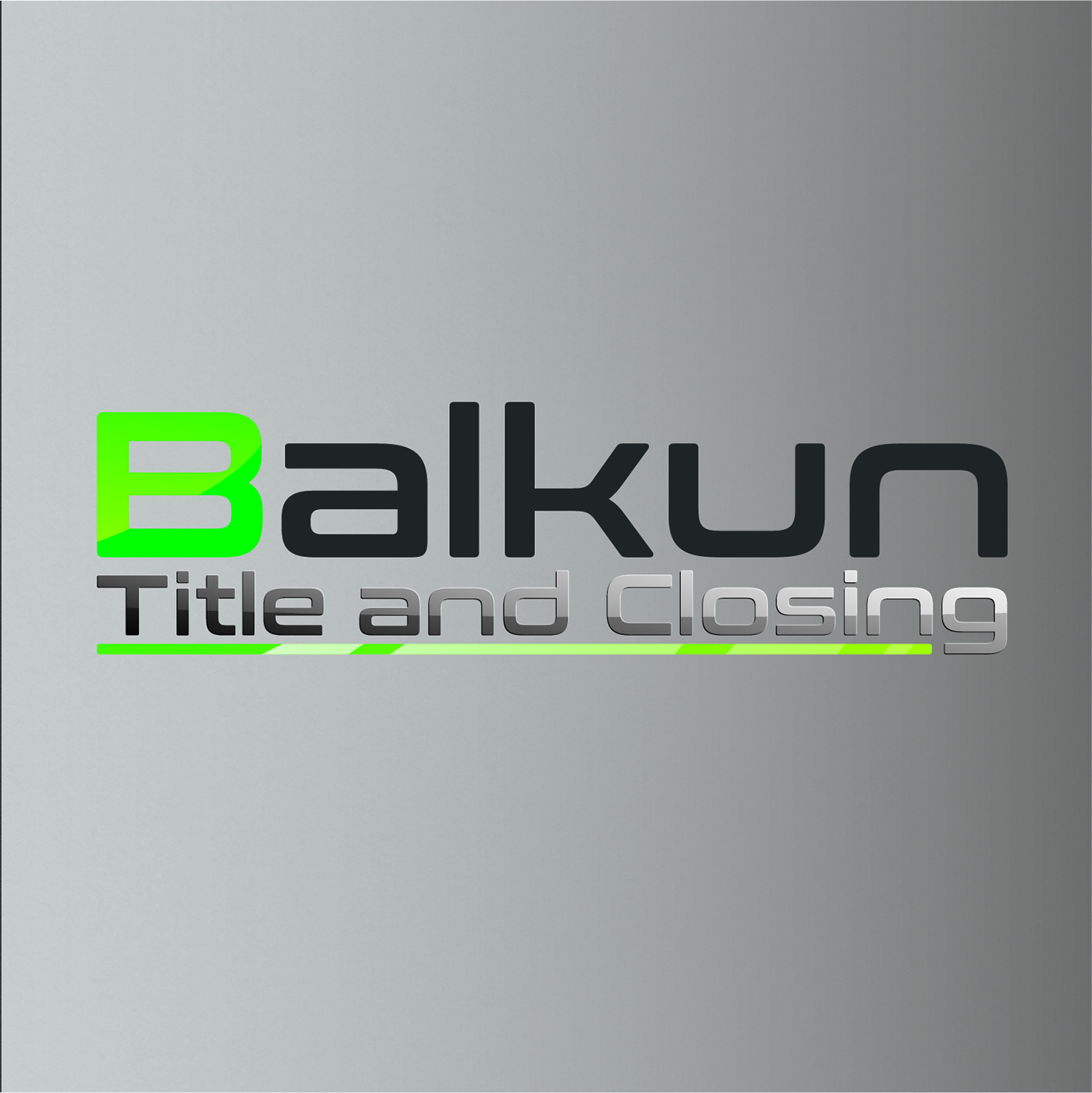 Logo Design by dii for Balkun Title and Closing | Design #10964549