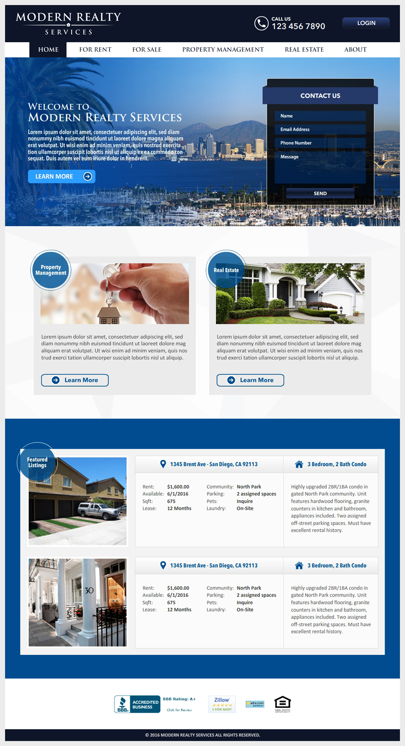 Landing Page Design by -Marc- for this project | Design #11018229
