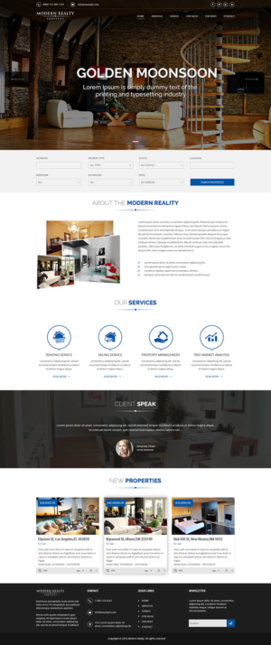 Landing Page Design by Abhinav Katiyar