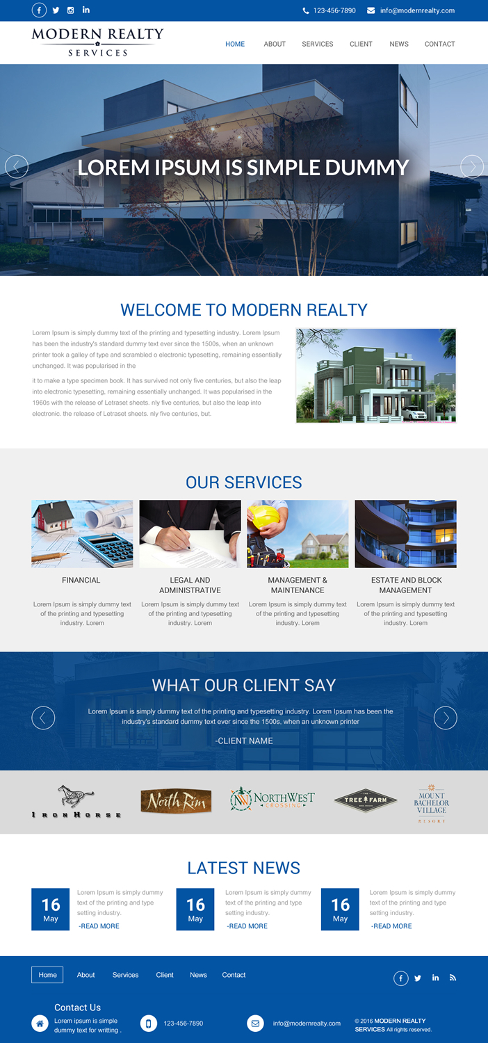 Design de Page d'Accueil par rightway pour ce projet | Design #10916961
