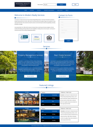 Landing Page Design by Xclusive Designers