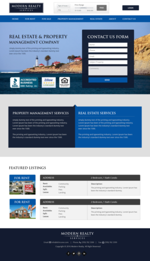 Landing Page Design by Xclusive Designers for this project | Design: #10935656