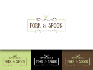 Logo Design by wonderland for Fork & Spoon | Design: #10912917