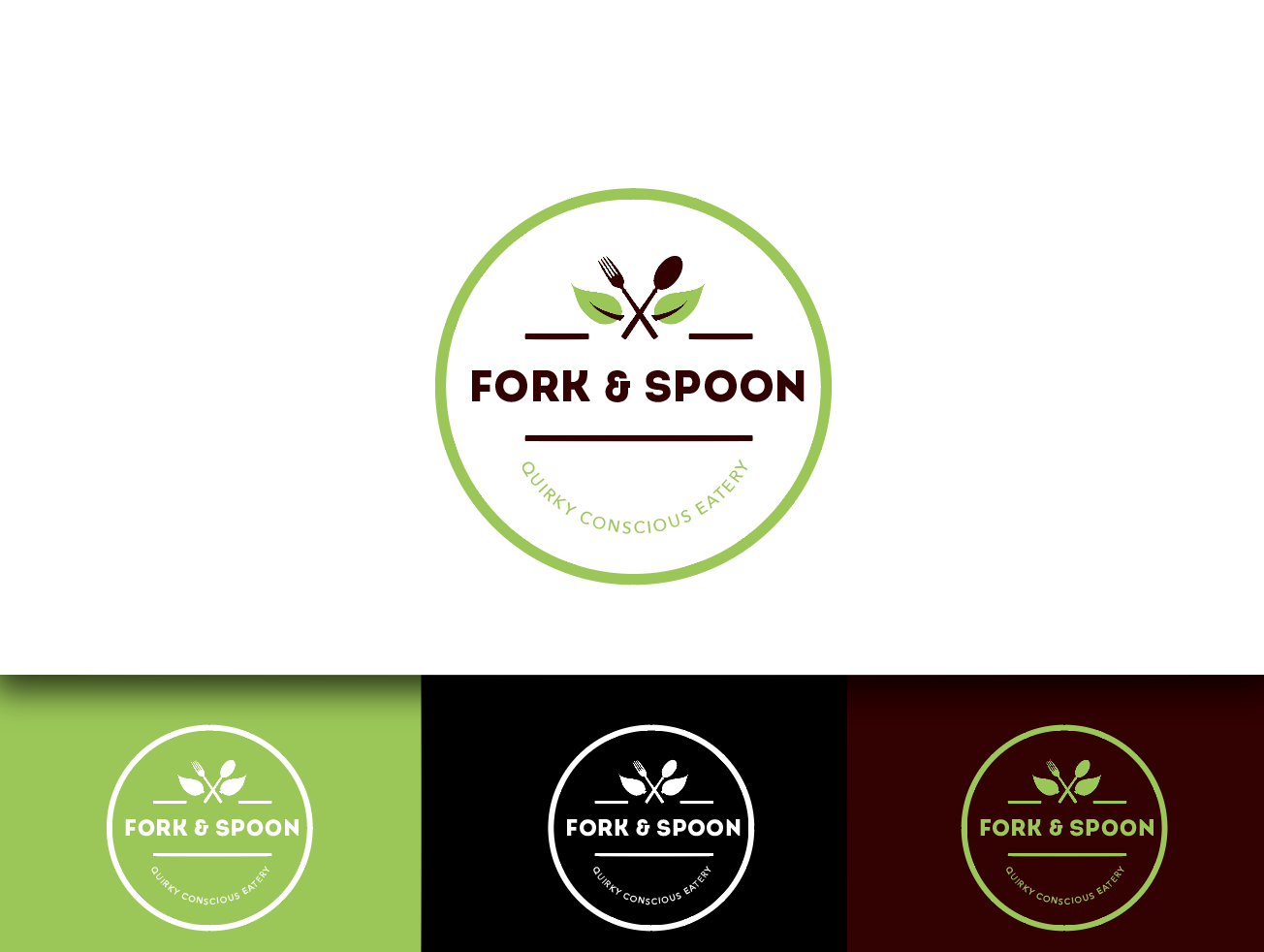 Logo Design by wonderland for Fork & Spoon | Design #10913156