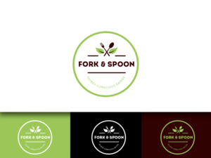 Logo Design by wonderland for Fork & Spoon | Design: #10913156
