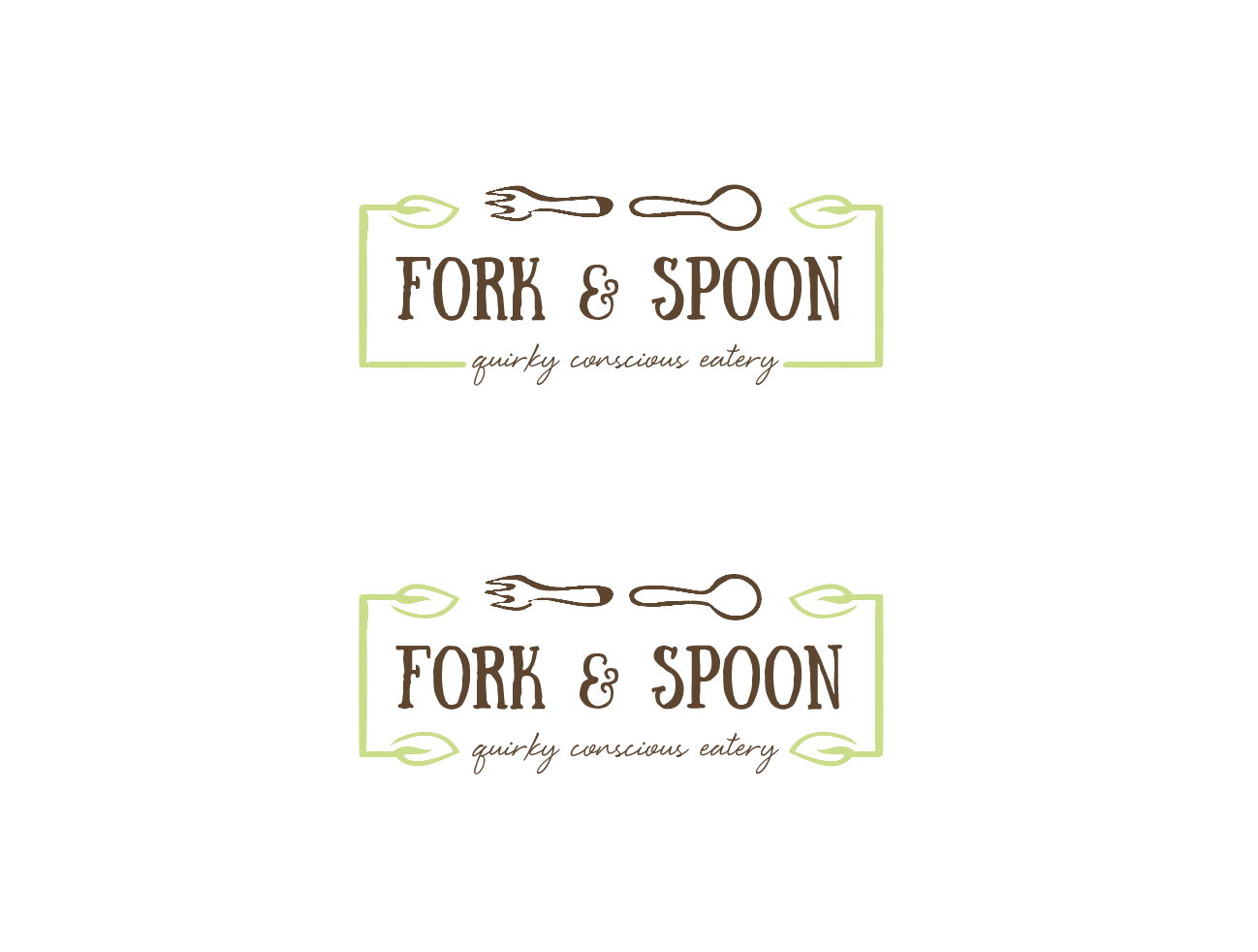 Logo Design by wonderland for Fork & Spoon | Design #10954944