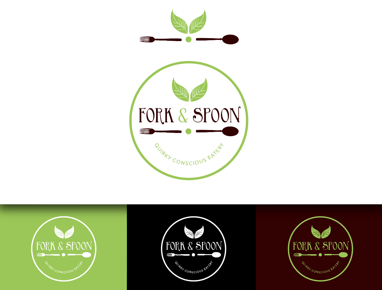 Logo Design by wonderland for Fork & Spoon | Design #10956681