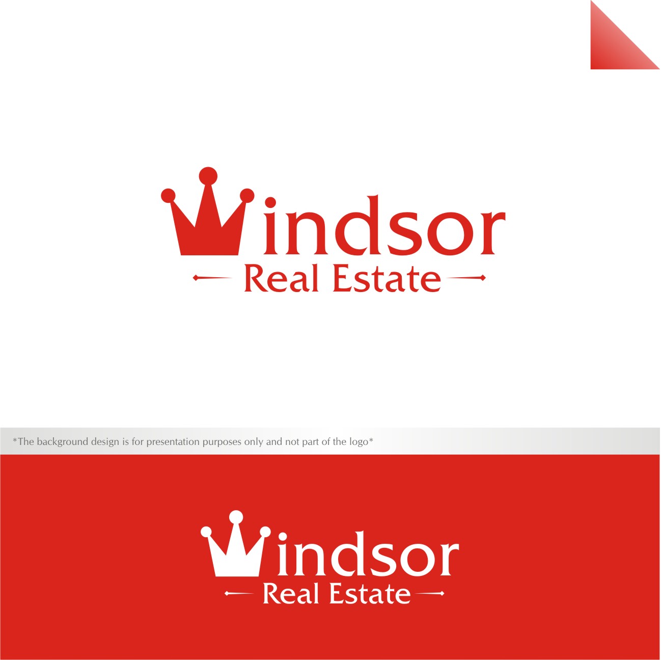 Logo Design by R!CKY for Windsor Real Estate | Design #10934091
