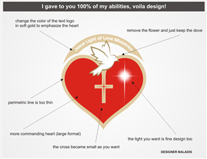 Logo Design by baladis grammatopoulos for Jesus Light of Love Ministries | Design: #2272695