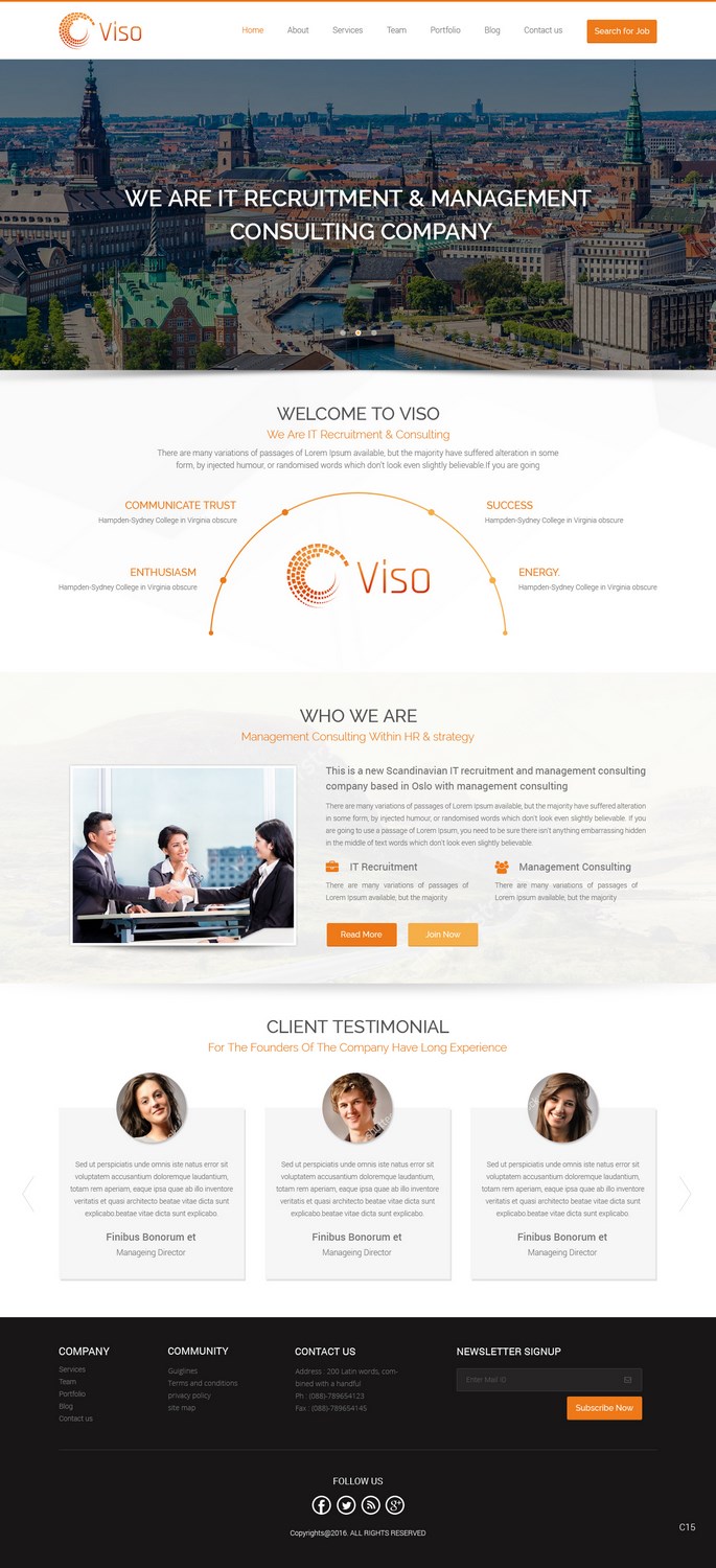 Web Design by pb for Viso | Design #10926346