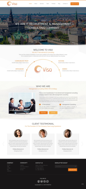 Web Design by pb for Viso | Design: #10926346