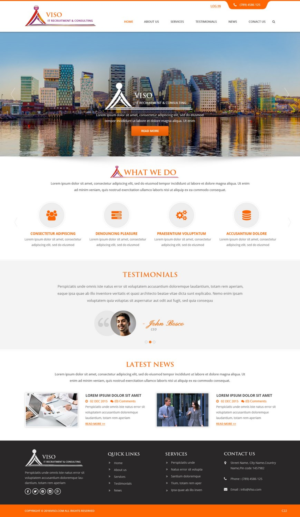 Web Design by pb for Viso | Design: #10937553