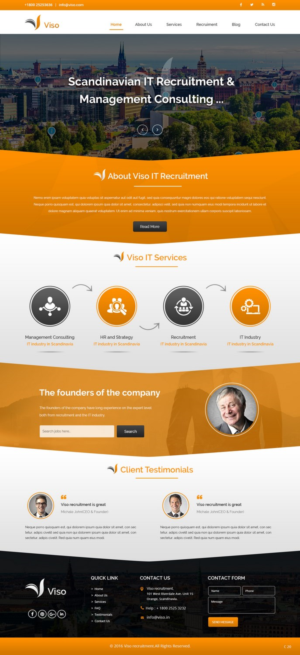 Web Design by pb for Viso | Design: #10937572