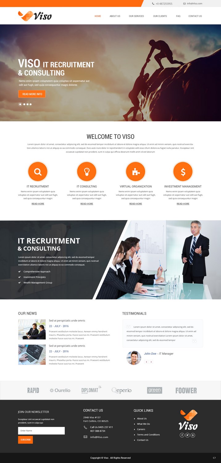 Web Design by pb for Viso | Design #10937583