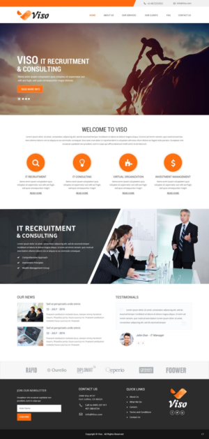 Web Design by pb for Viso | Design: #10937583