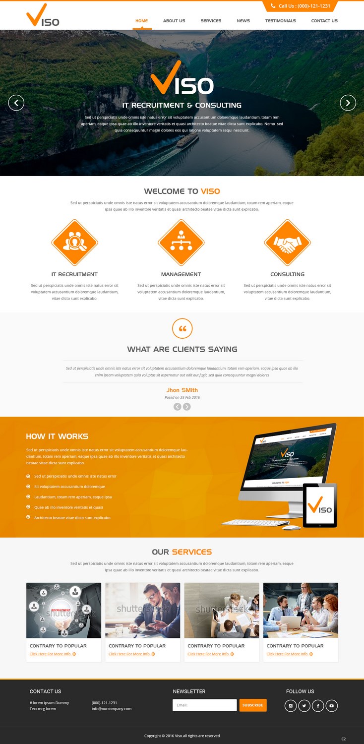 Web Design by pb for Viso | Design #10937584