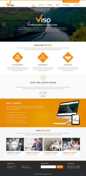 Web Design by pb for Viso | Design: #10937584