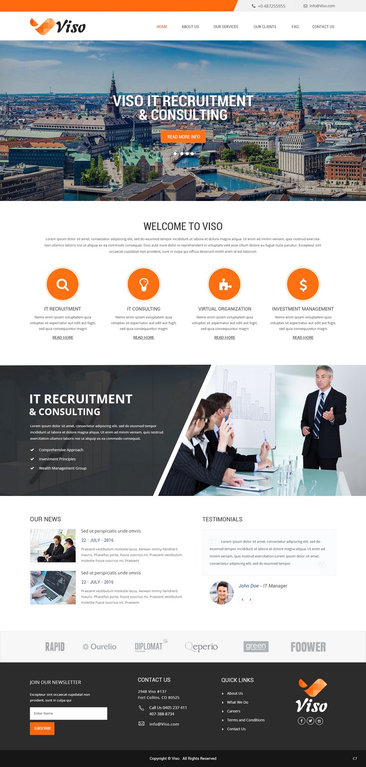 Web Design by pb for Viso | Design #10937585