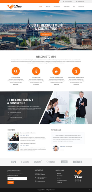 Web Design by pb for Viso | Design: #10937585