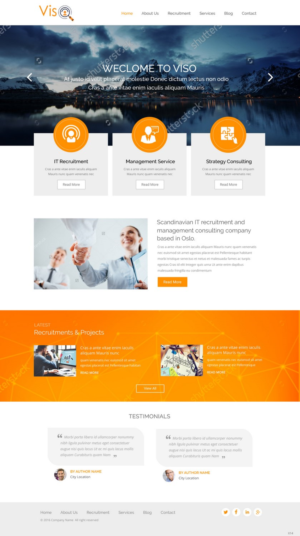 Web Design by pb for Viso | Design: #10937594
