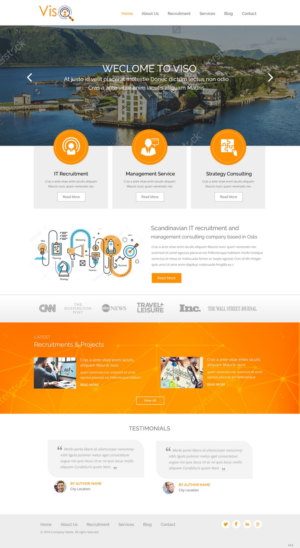 Web Design by pb for Viso | Design: #10937595