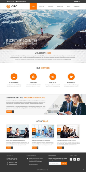 Web Design by pb for Viso | Design: #10984700