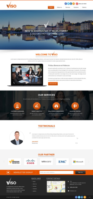 Web Design by pb for Viso | Design: #10985885