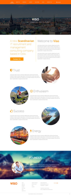 Web Design by pb for Viso | Design: #10992187