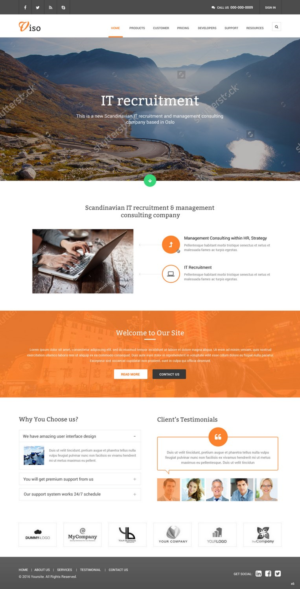 Web Design by pb for Viso | Design: #10992188
