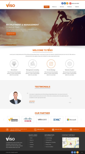 Web Design by pb for Viso | Design: #11020557