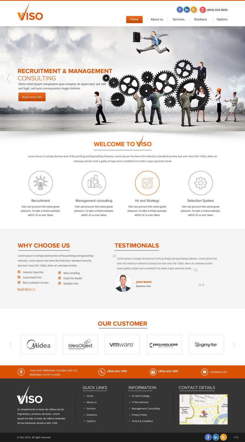 Web-Design von pb für Viso | Design #11033260