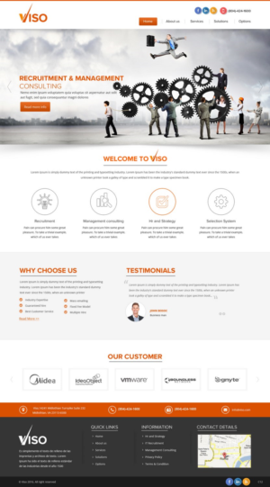 Web Design by pb for Viso | Design: #11033260