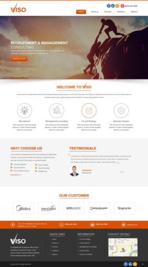 Web Design by pb for Viso | Design: #11033261