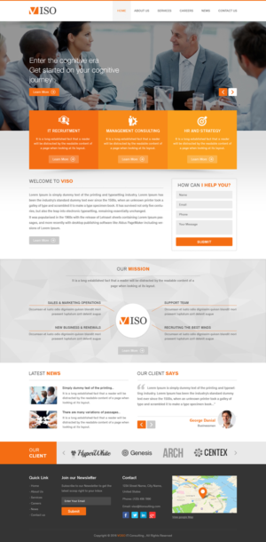 Web Design by Sbss for Viso | Design: #10928136