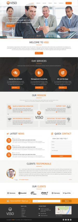 Web Design by Sbss for Viso | Design: #10928137