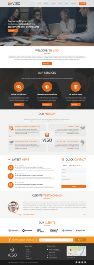 Web Design by Sbss for Viso | Design: #10928138