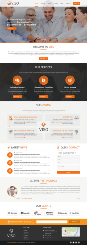 Web Design by Sbss for Viso | Design: #10928175