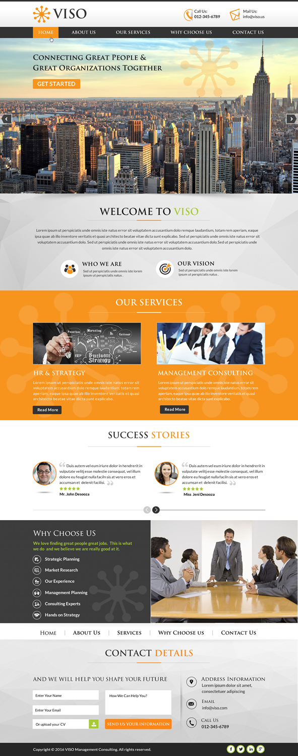 Web Design by Sbss for Viso | Design #10928176
