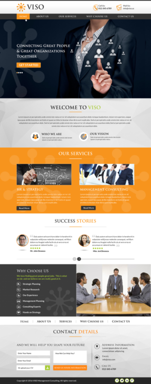 Web Design by Sbss for Viso | Design: #10928177