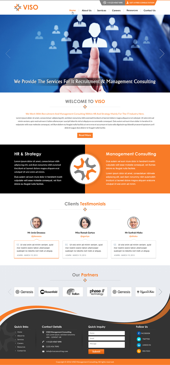 Web Design by Sbss for Viso | Design #10928265