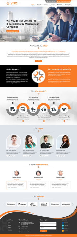 Web Design by Sbss for Viso | Design: #10928266