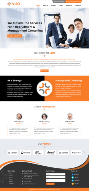 Web Design by Sbss for Viso | Design: #10928267