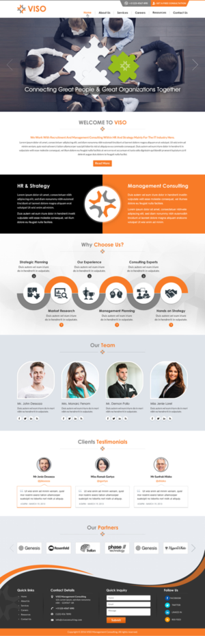 Web Design by Sbss for Viso | Design: #10928268