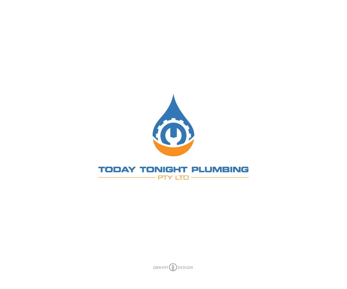Logo Design by Gravity Designs for Today Tonight Plumbing pty ltd | Design #10941506