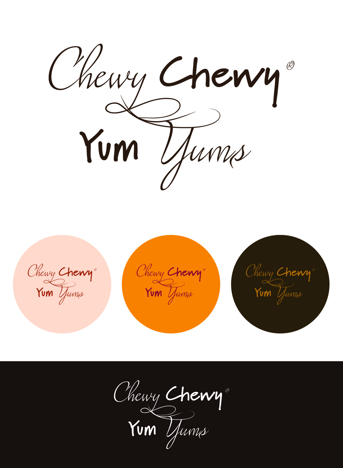 Diseño de Logo por mazimalka para Chewy Chewy Yum Yums | Diseño #10974804