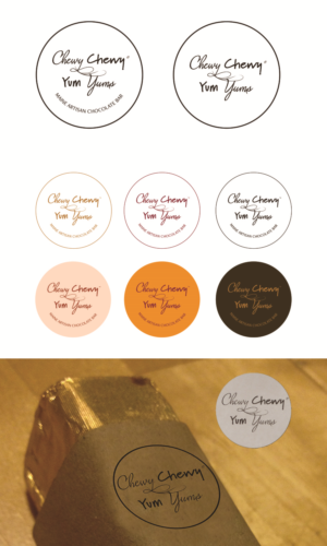 Logo Design by mazimalka for Chewy Chewy Yum Yums | Design #10989156