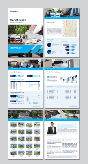 6 page suburb profile/report for real estate agent to provide to clients | Flyer-Design von Iwana Ioana