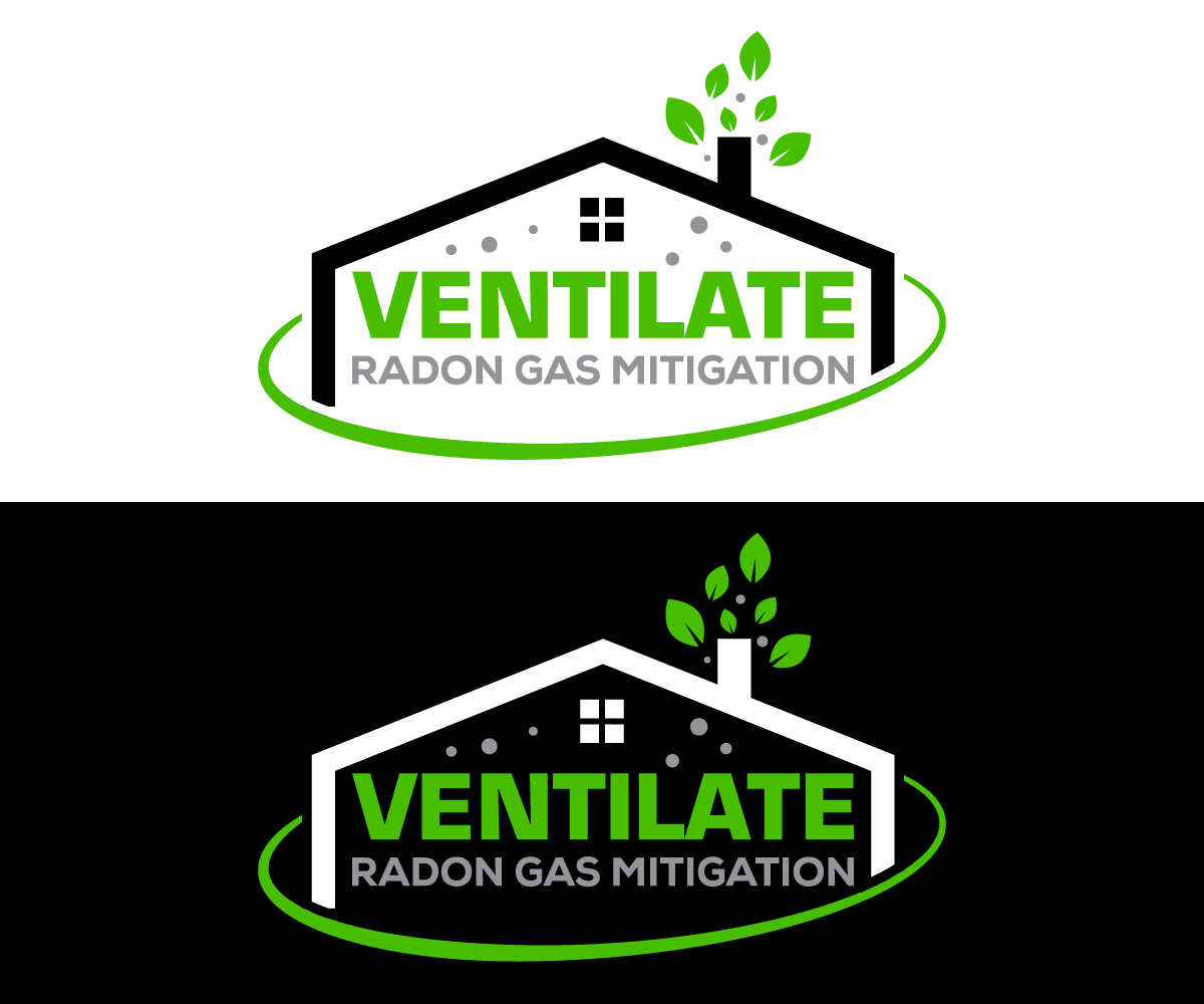 Logo Design by sangeloenriquez for Ventilate    Radon Mitigation | Design #10923472