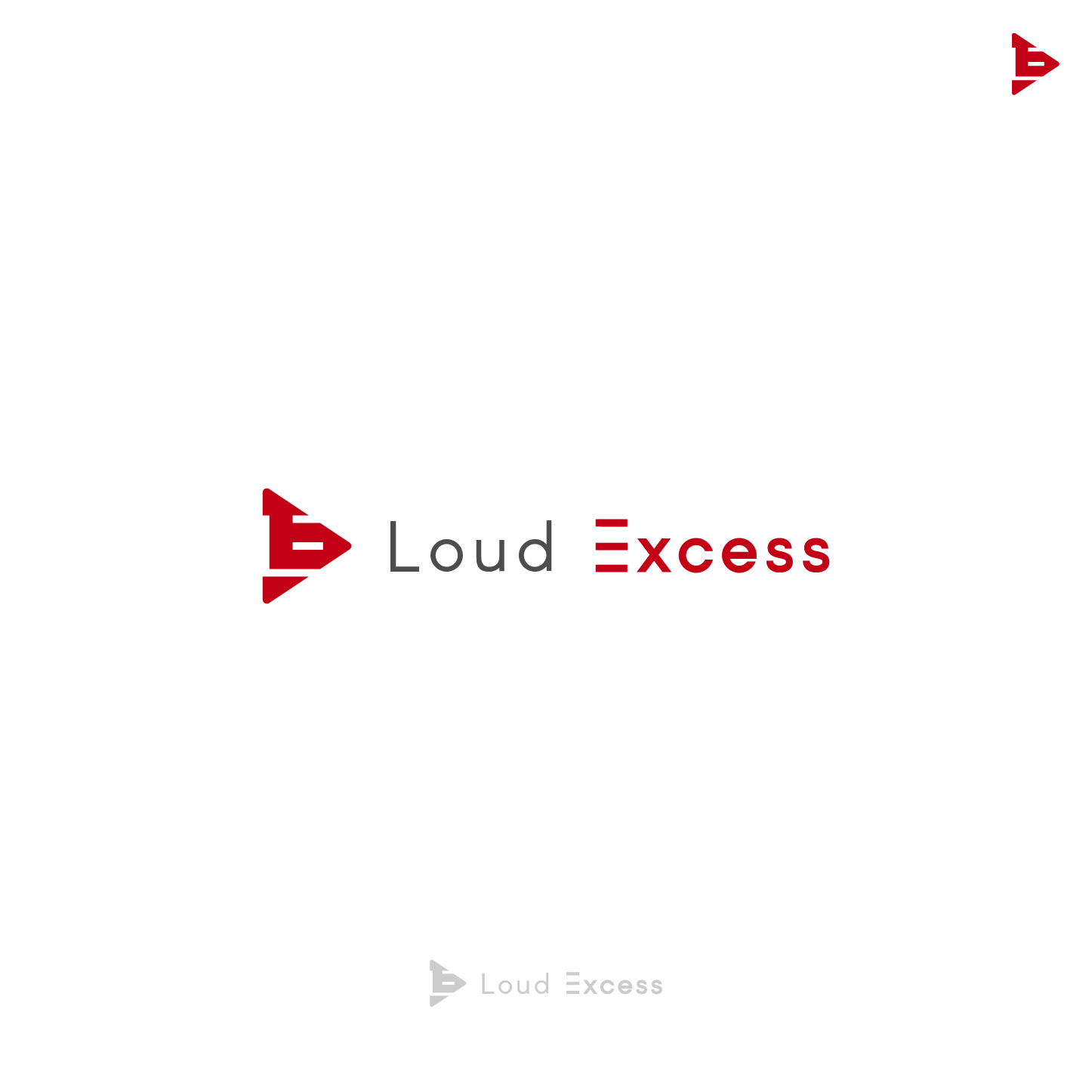 Logo Design by abc. for Loud Excess | Design #11057333