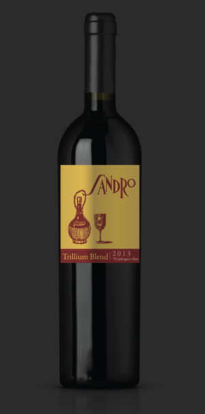 Label Design by Milos Jovic for Sandro Wines | Design: #11054704